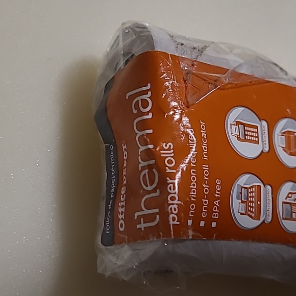 Thermal Paper Rolls, 4 Pack - Picture 2 of 4